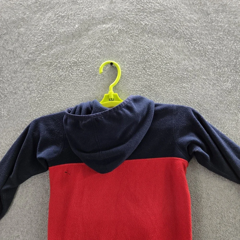 Patagonia Toddler Jacket 5T Red Colorblock Fleece Baby Micro D Snap T READ